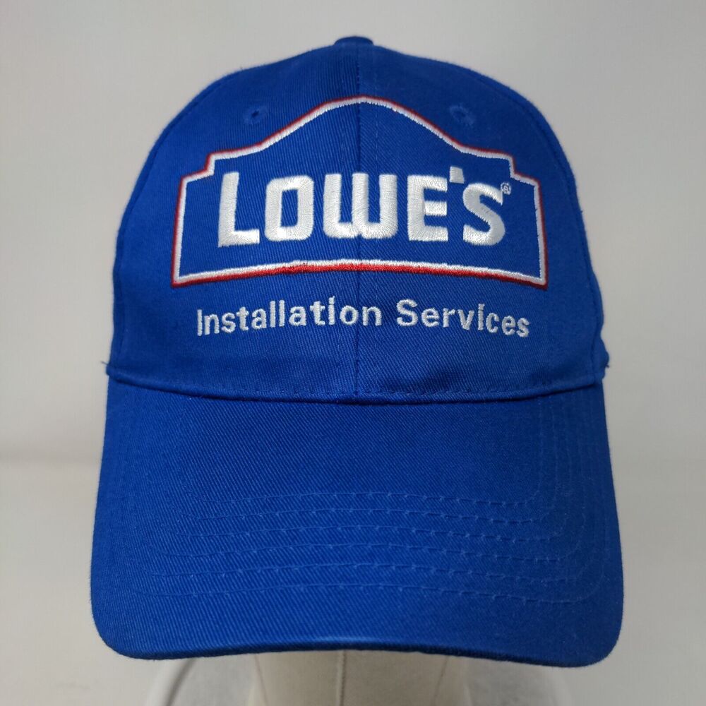 Lowe's Installation Services Snapback Hat Blue On… - image 2